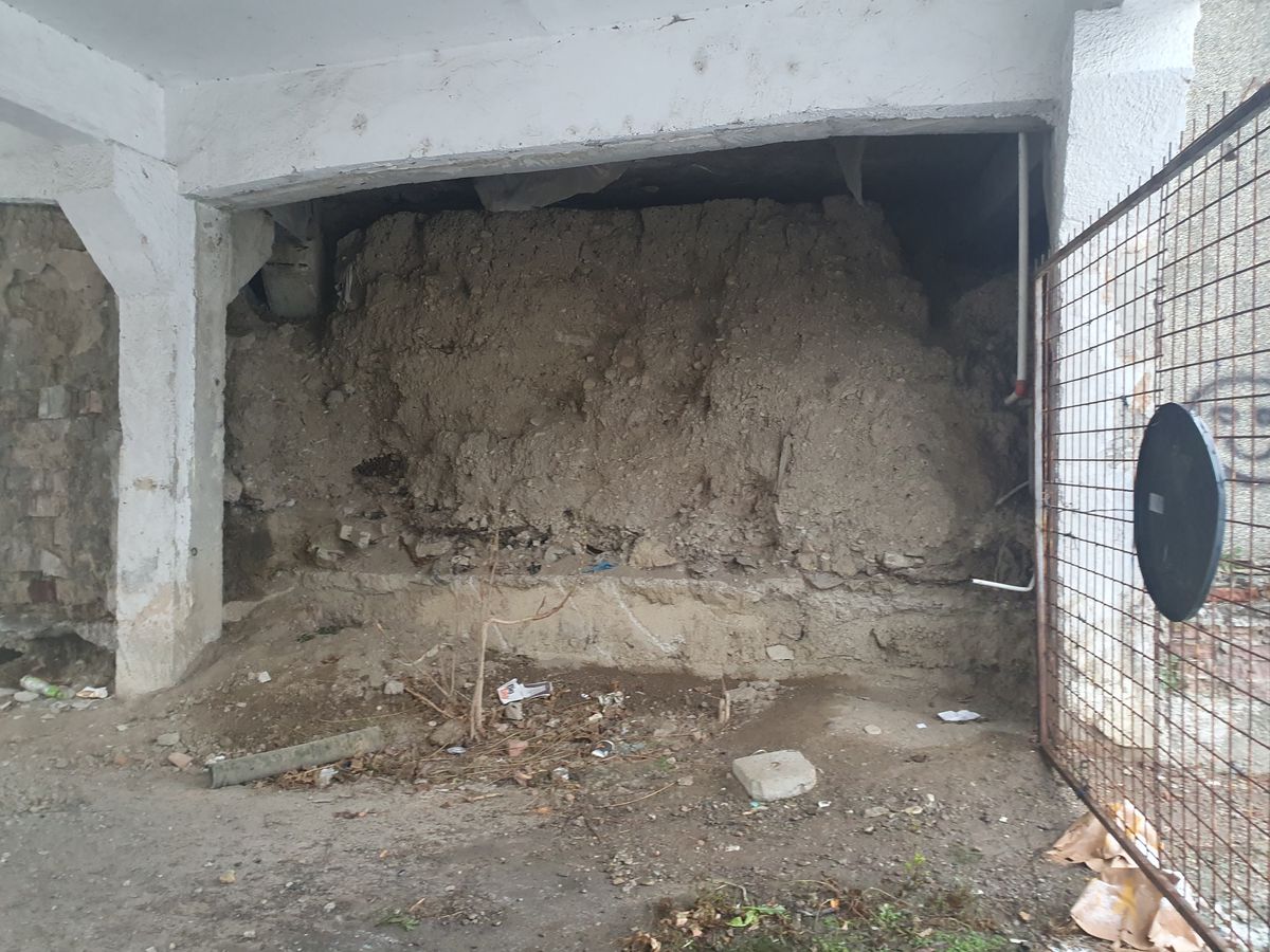 Ruină stadion Bacău - decembrie 2024