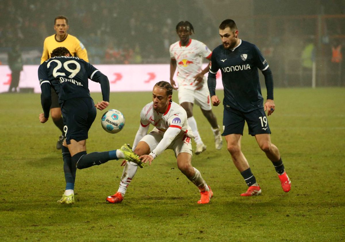 RB Leipzig a ratat victoria în Bundesliga după ce a început în forță, cu trei goluri