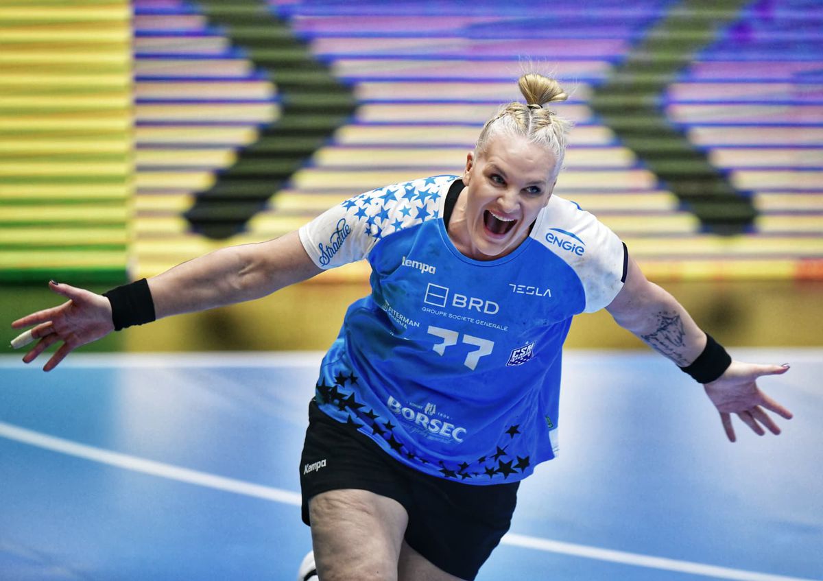 CSM București - Krim Ljubljana, în etapa a 10-a din Liga Campionilor. Foto: Cristi Preda (GSP)