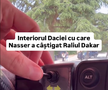 Cum arată interiorul Daciei care a scris istorie la Dakar // Capturi FOTO: Facebook - @Bogdan Mirica