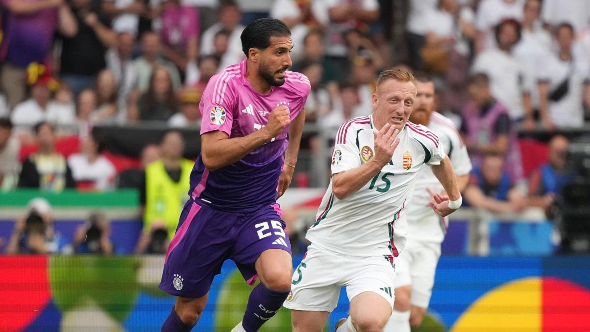 Laszlo Kleinheisler în timpul unui meci de fotbal, reprezentând subiectul transfer iarnă Superliga în negocieri cu Csikszereda. | sursa foto: Gazeta Sporturilor