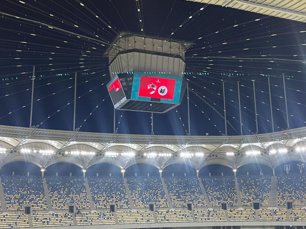 Dinamo - U Cluj, imagini înaintea partidei de pe Arena Națională