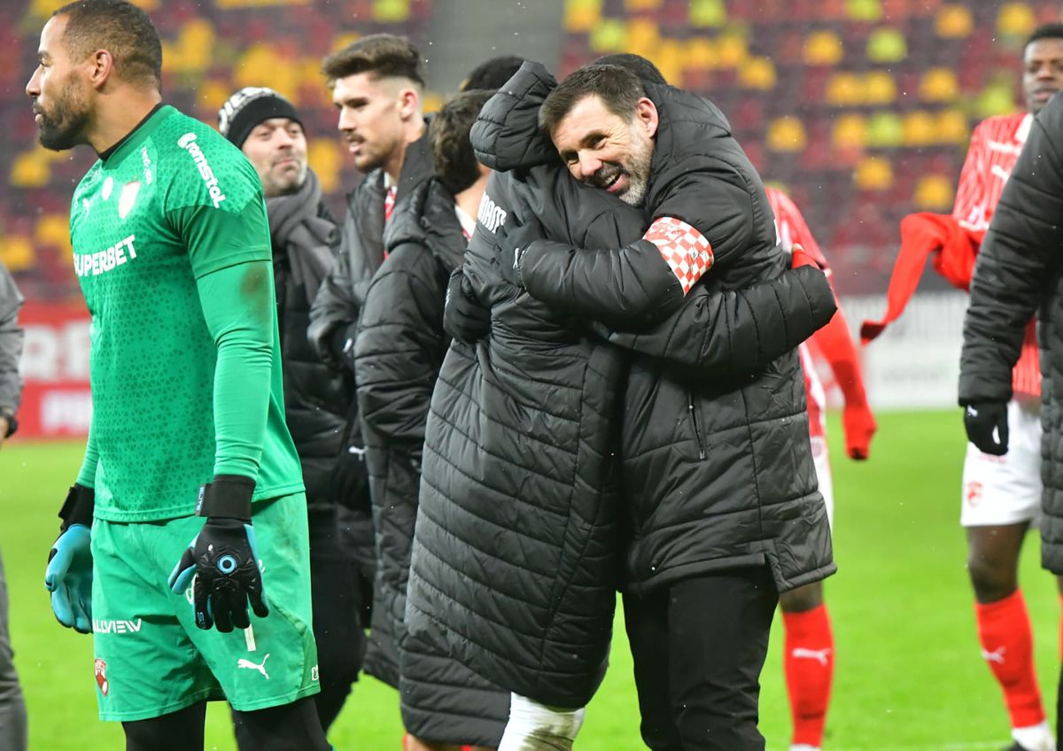 Imagini la finalul meciului Dinamo - U Cluj
