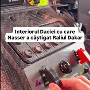 Cum arată interiorul Daciei care a scris istorie la Dakar // Capturi FOTO: Facebook - @Bogdan Mirica
