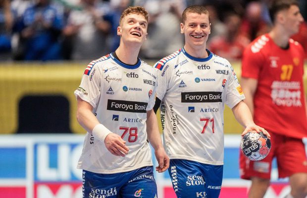 Insulele Feroe a obținut prima victorie din istorie la un turneu final de handbal masculin! Scor zdrobitor