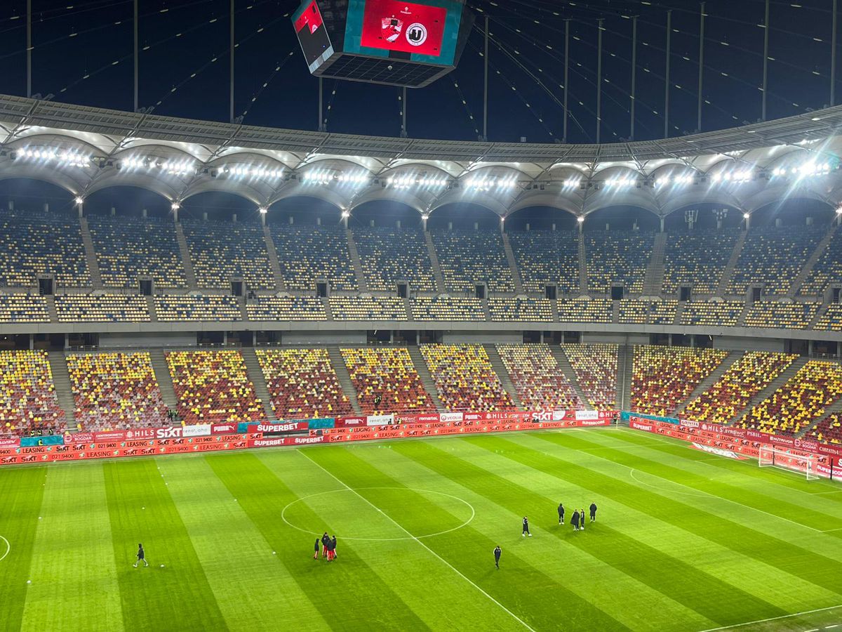 Dinamo - U Cluj, imagini înaintea partidei de pe Arena Națională