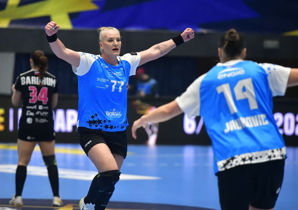 CSM București - Krim Ljubljana, în etapa a 10-a din Liga Campionilor. Foto: Cristi Preda (GSP)