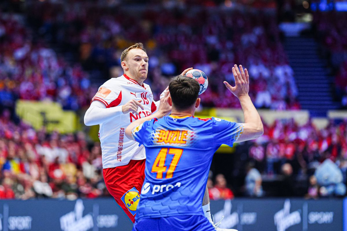 România - Danemarca, la Europeanul de handbal masculin // foto: Imago