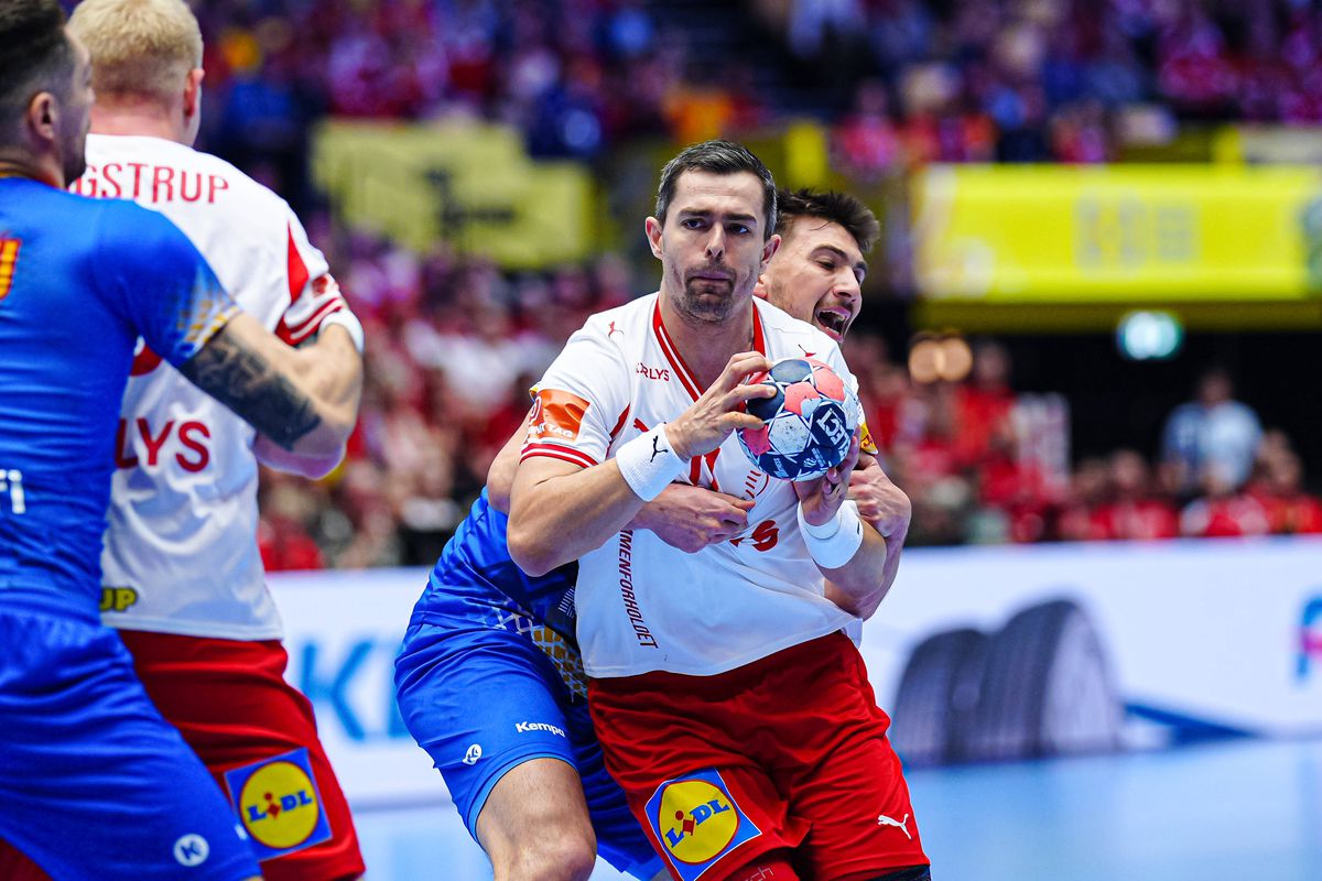România - Danemarca, la Europeanul de handbal masculin // foto: Imago