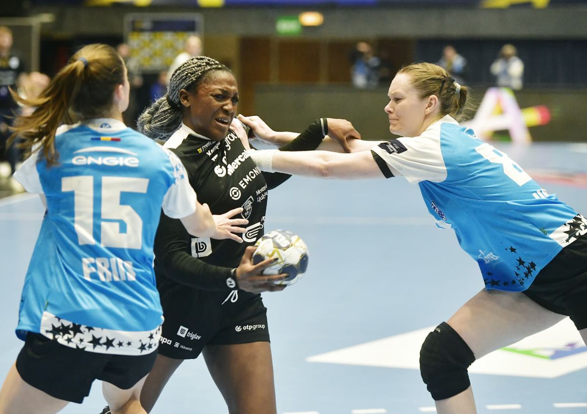 CSM București - Krim Ljubljana, în etapa a 10-a din Liga Campionilor. Foto: Cristi Preda (GSP)