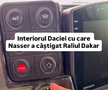 Cum arată interiorul Daciei care a scris istorie la Dakar // Capturi FOTO: Facebook - @Bogdan Mirica