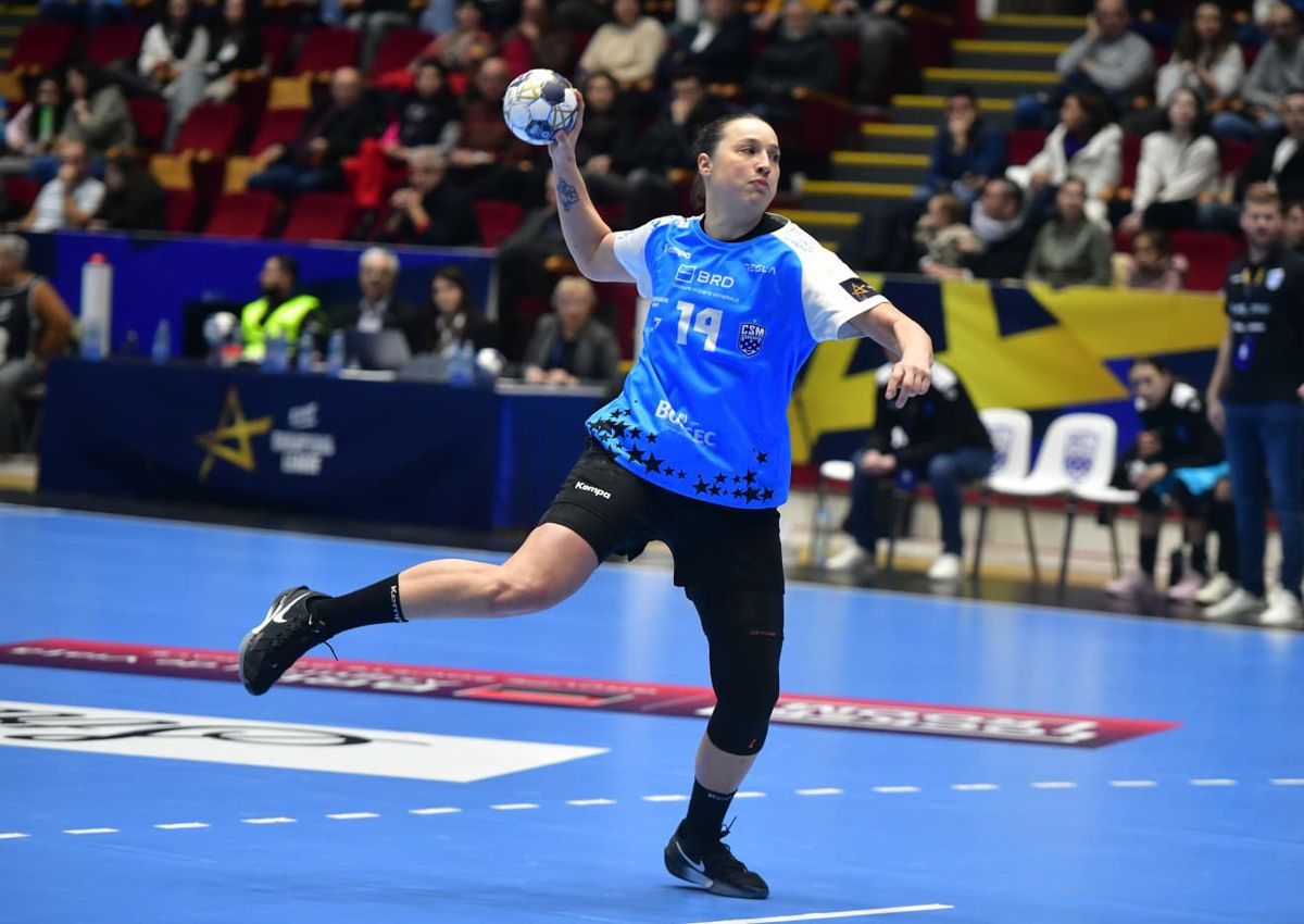 CSM București - Krim Ljubljana, în etapa a 10-a din Liga Campionilor. Foto: Cristi Preda (GSP)