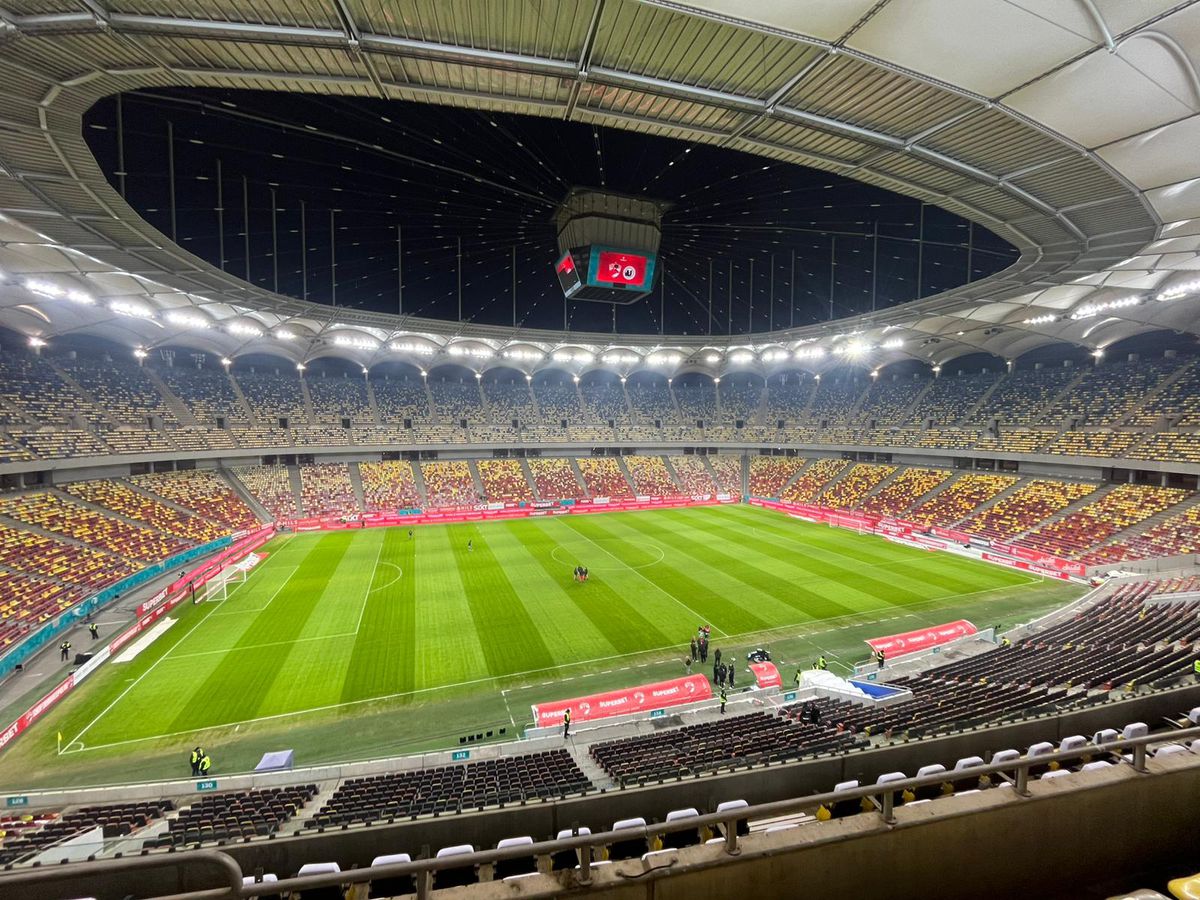 Dinamo - U Cluj, imagini înaintea partidei de pe Arena Națională