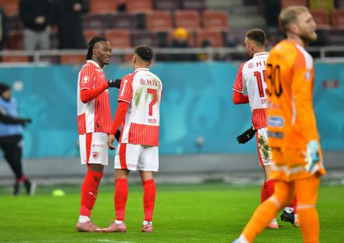 Mamoudou Karamoko și Alex Musi, în Dinamo - U Cluj // FOTO: Cristi Preda (GSP.ro)