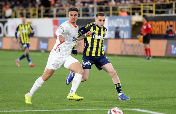 5 goluri și răsturnare de scor în Alanyaspor - Fenerbahce! De ce nu a jucat Ianis Hagi