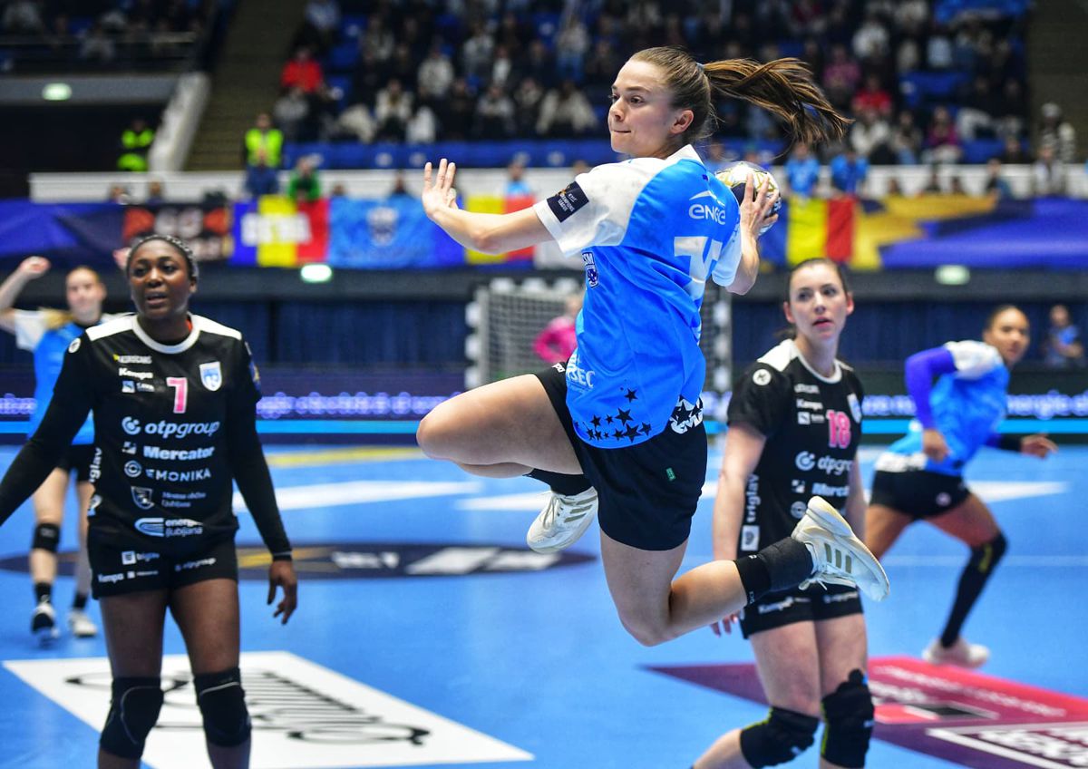 CSM București - Krim Ljubljana, în etapa a 10-a din Liga Campionilor. Foto: Cristi Preda (GSP)