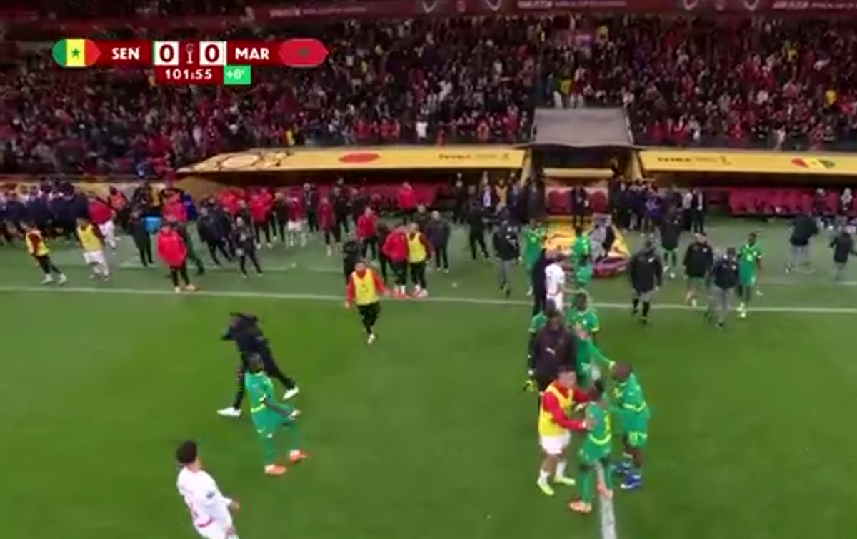 Penalty în Senegal - Maroc