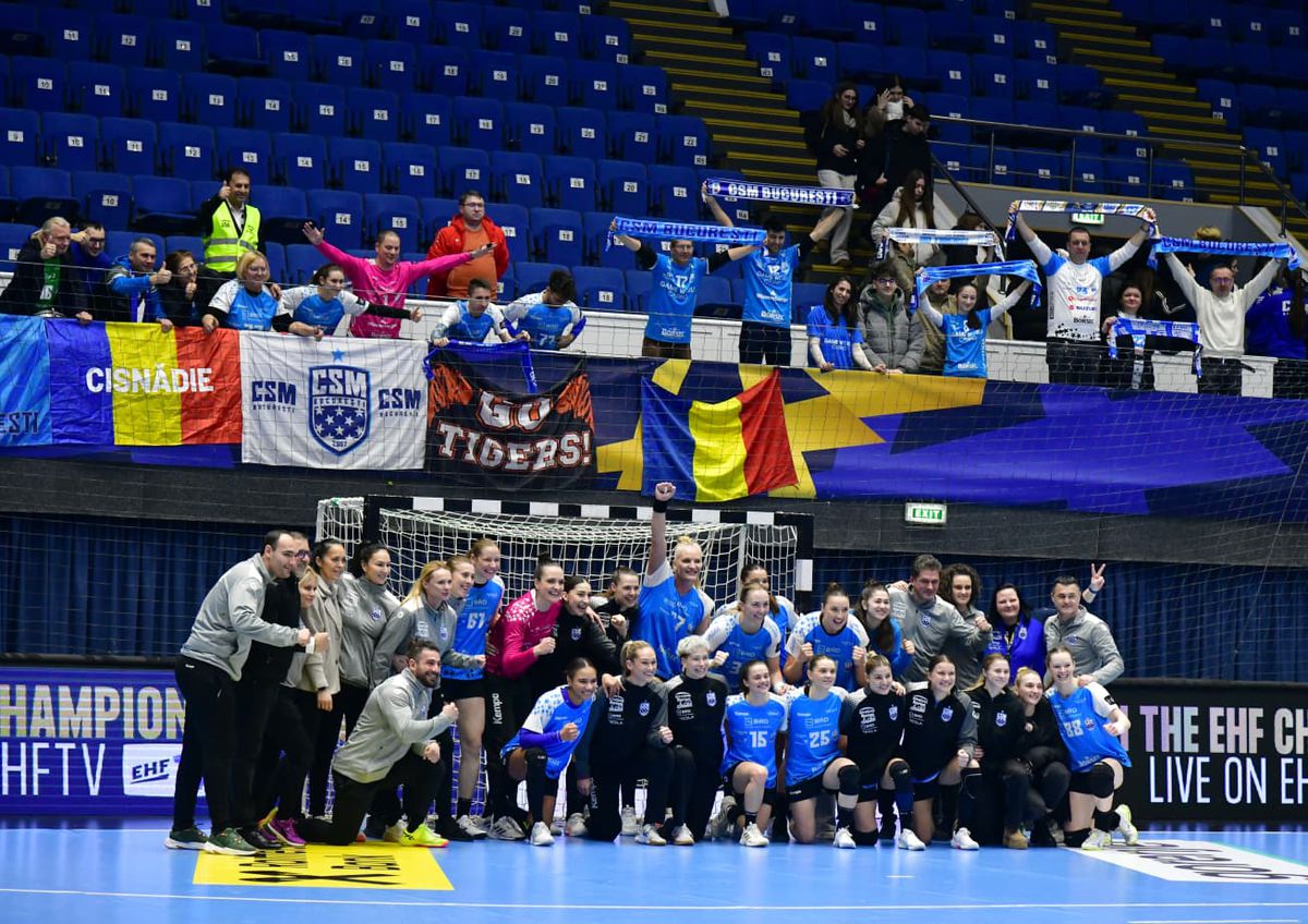 CSM București - Krim Ljubljana, în etapa a 10-a din Liga Campionilor. Foto: Cristi Preda (GSP)