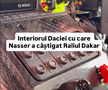 Cum arată interiorul Daciei care a scris istorie la Dakar // Capturi FOTO: Facebook - @Bogdan Mirica