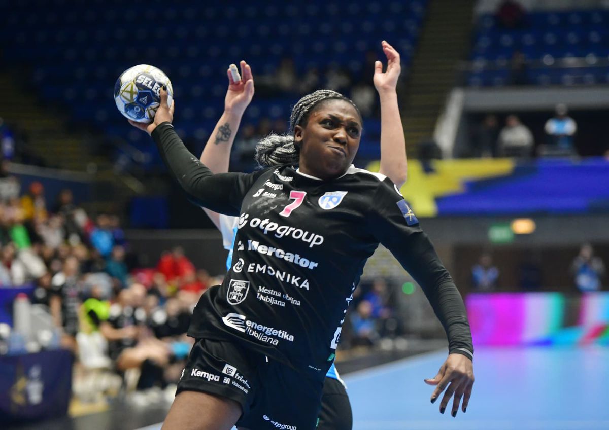 CSM București - Krim Ljubljana, în etapa a 10-a din Liga Campionilor. Foto: Cristi Preda (GSP)