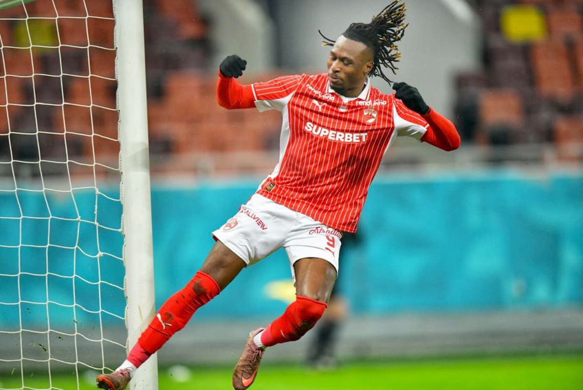 Mamadou Karamoko, în Dinamo - U Cluj // FOTO: Cristi Preda (GSP.ro)