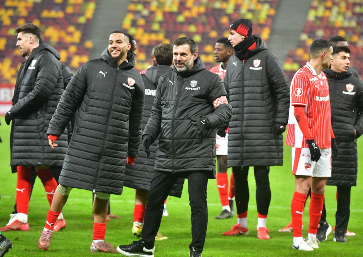 Imagini la finalul meciului Dinamo - U Cluj