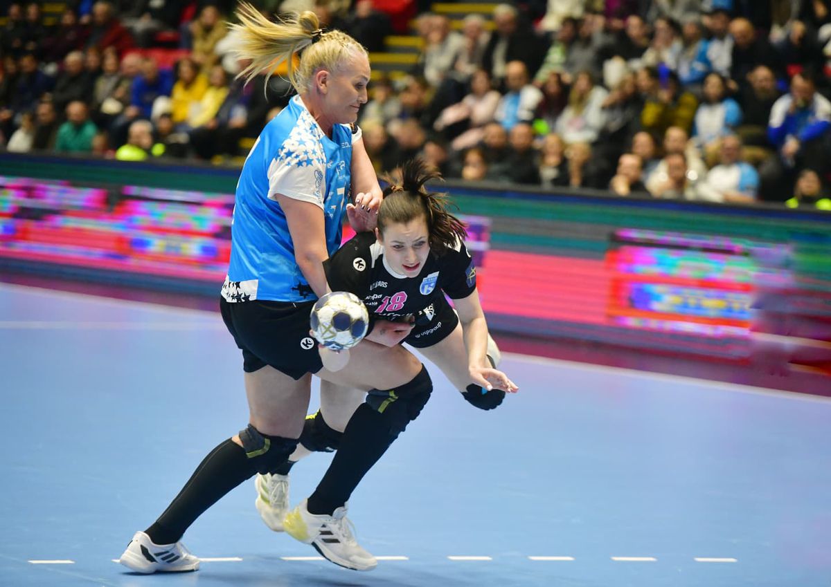 CSM București - Krim Ljubljana, în etapa a 10-a din Liga Campionilor. Foto: Cristi Preda (GSP)