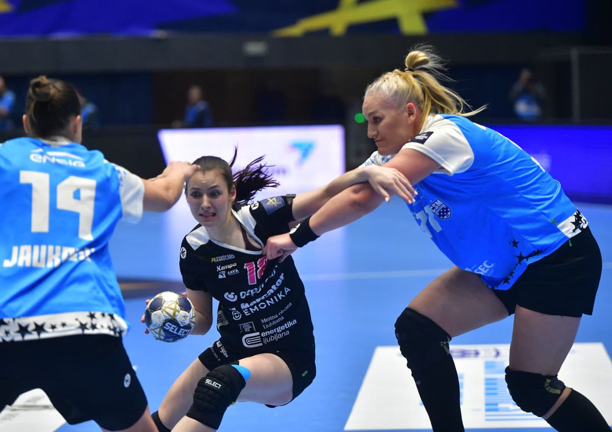 CSM București - Krim Ljubljana, în etapa a 10-a din Liga Campionilor. Foto: Cristi Preda (GSP)