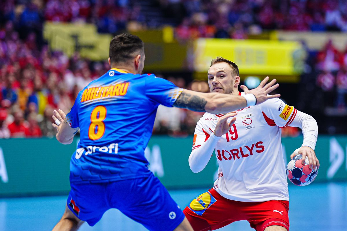 România - Danemarca, la Europeanul de handbal masculin // foto: Imago