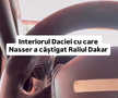 Cum arată interiorul Daciei care a scris istorie la Dakar // Capturi FOTO: Facebook - @Bogdan Mirica