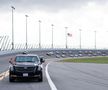 FOTO + VIDEO Donald Trump a dat o tură cu „The Beast” la NASCAR