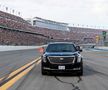 FOTO + VIDEO Donald Trump a dat o tură cu „The Beast” la NASCAR