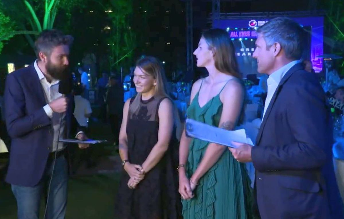 VIDEO+FOTO Simona Halep, prezență spectaculoasă la Dubai! Cum s-a îmbrăcat la petrecerea jucătoarelor