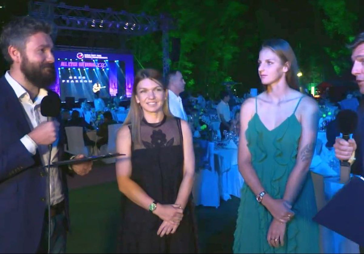 VIDEO+FOTO Simona Halep, prezență spectaculoasă la Dubai! Cum s-a îmbrăcat la petrecerea jucătoarelor