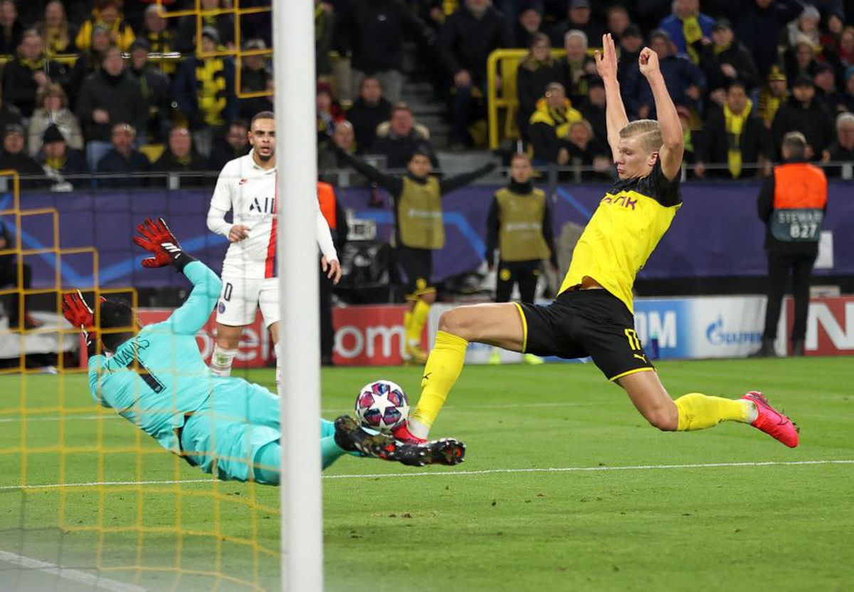 BORUSSIA - PSG 2-1 // Erling Haaland este de neoprit! Cifre ULUITOARE » E noul golgeter al Ligii Campionilor