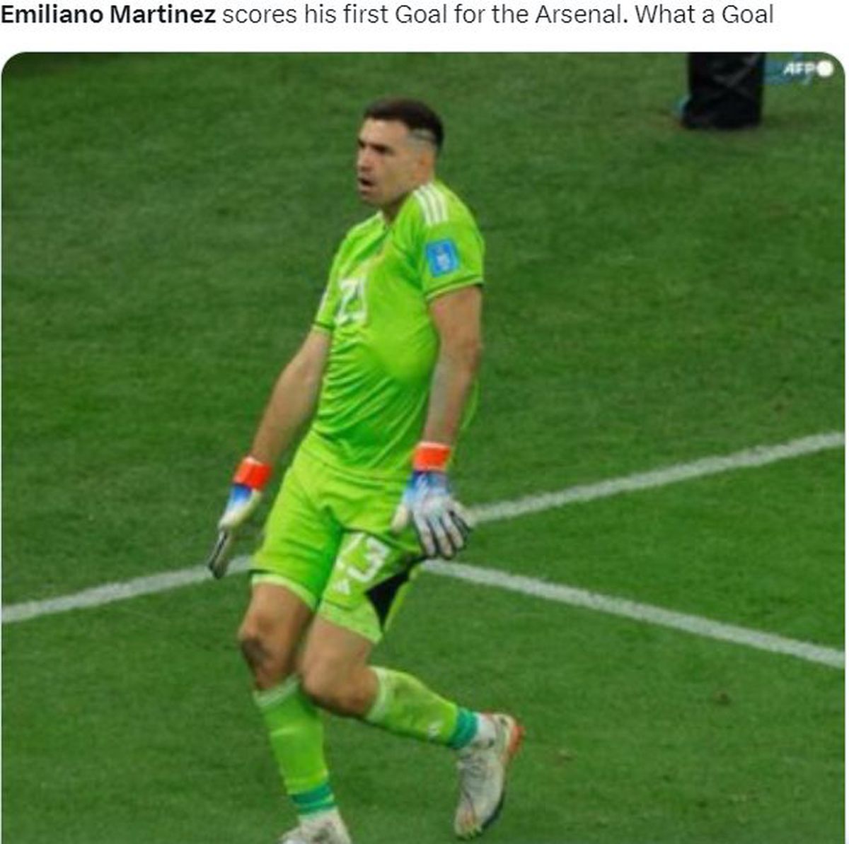 Emiliano Martinez, ținta glumelor după meciul cu Arsenal: „Odată «tunar, mereu «tunar»”