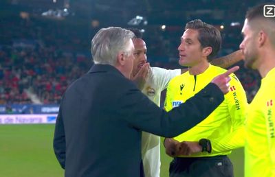 Ancelotti, așa cum nu l-ai mai văzut » Acces de furie la adresa arbitrului