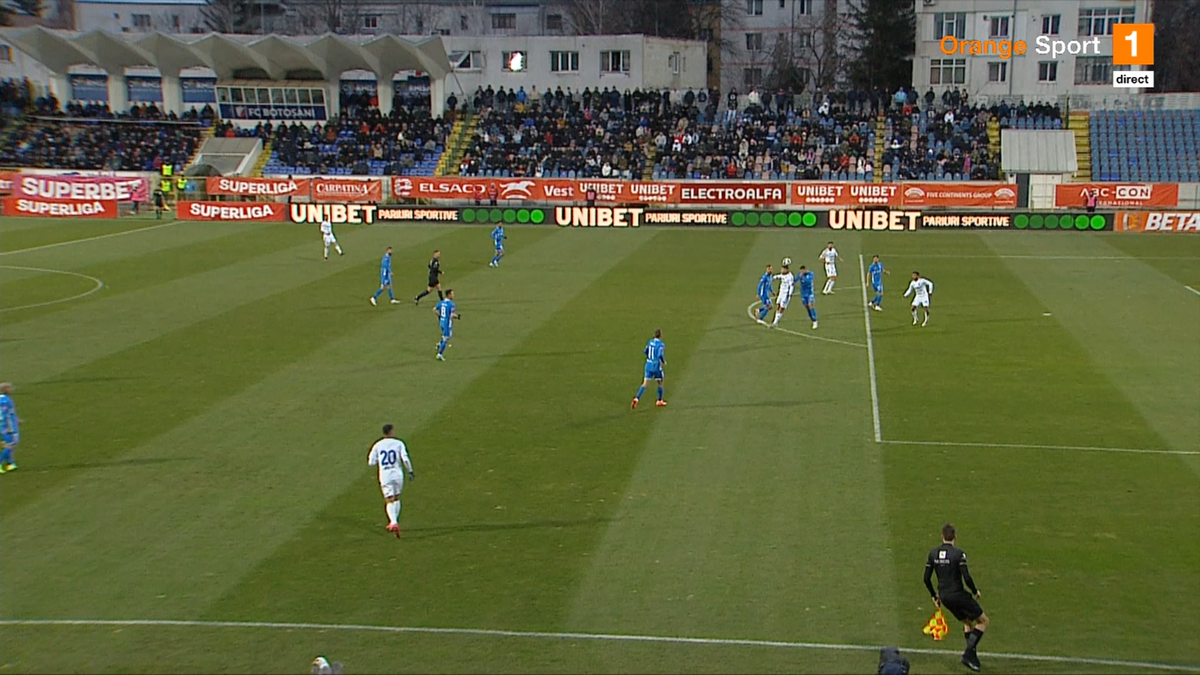Gol controversat în Botoșani - CSU Craiova