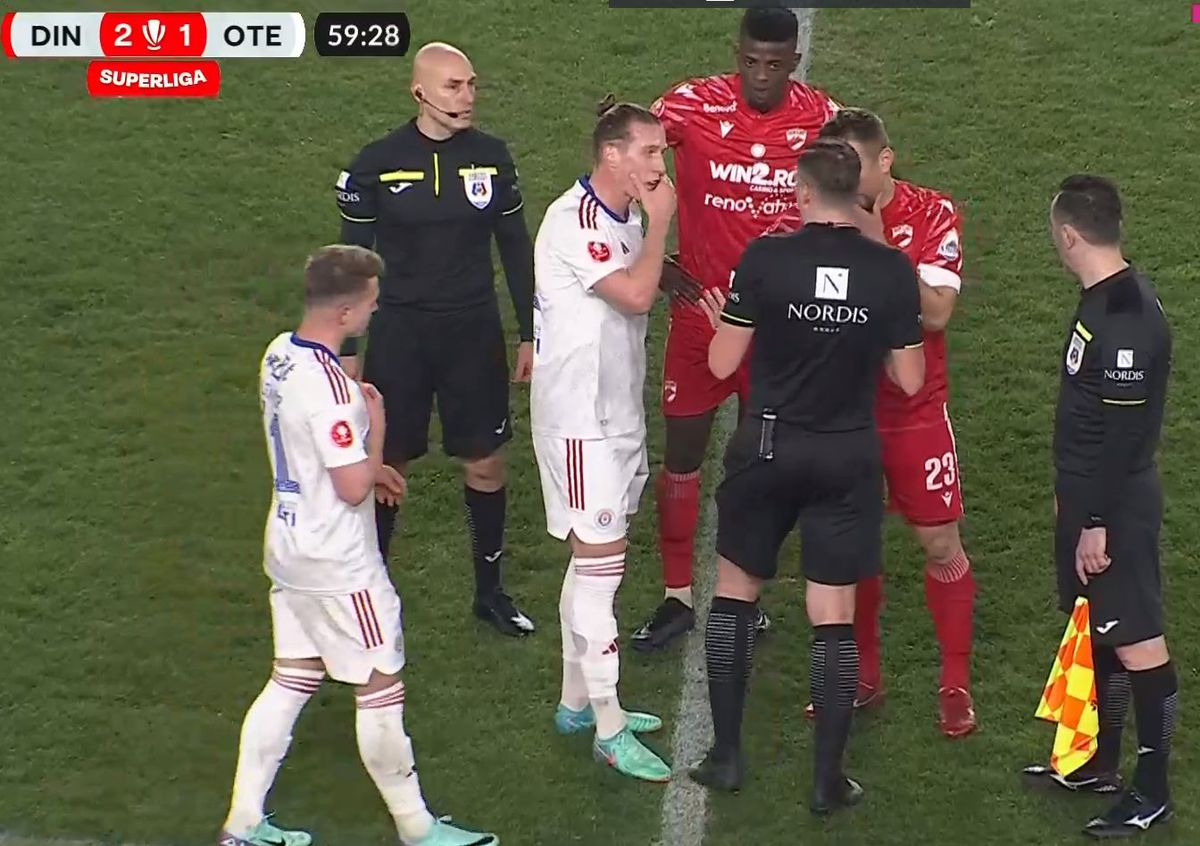 Au căzut pe capete » Patru jucători s-au „rupt” în Dinamo - Oțelul