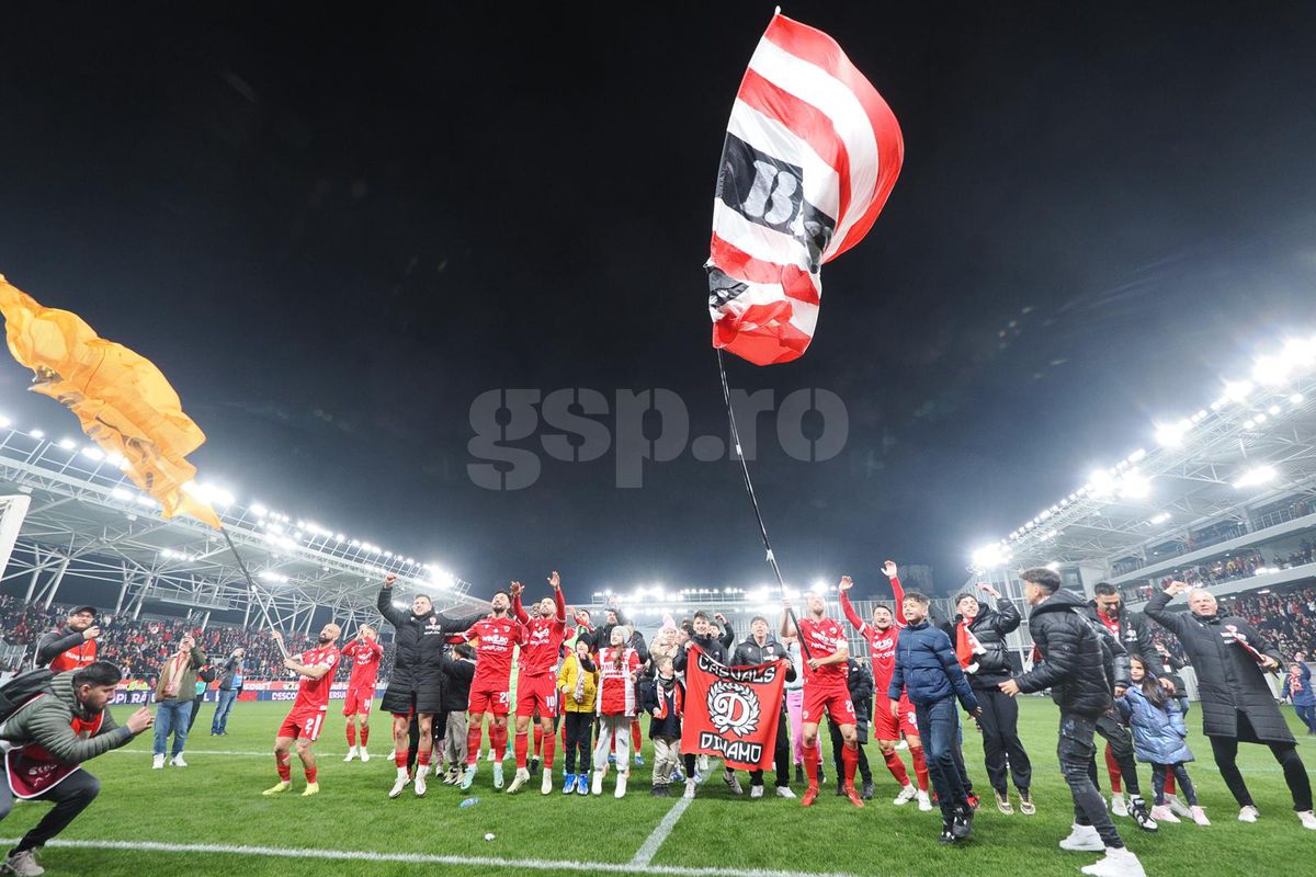 Inedit: ce s-a întâmplat pe „Arcul de Triumf” la fiecare gol al lui Dinamo cu Oțelul