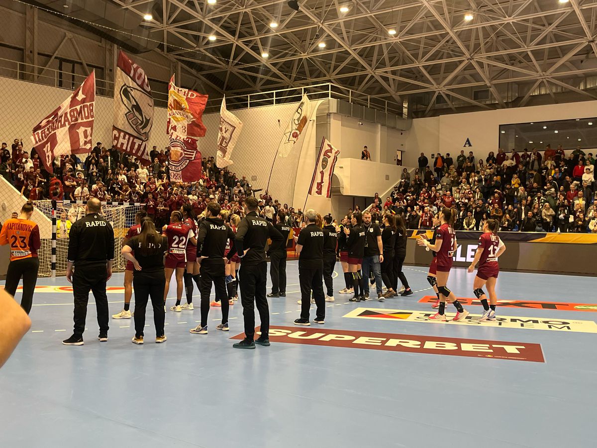 Rapid - Esbjerg 24-33» Vicecampioana României, eliminată din Liga Campionilor! Înfrângere dură la Mioveni
