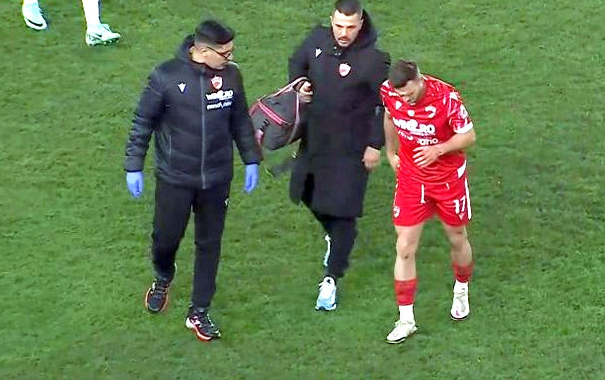 Au căzut pe capete » Patru jucători s-au „rupt” în Dinamo - Oțelul