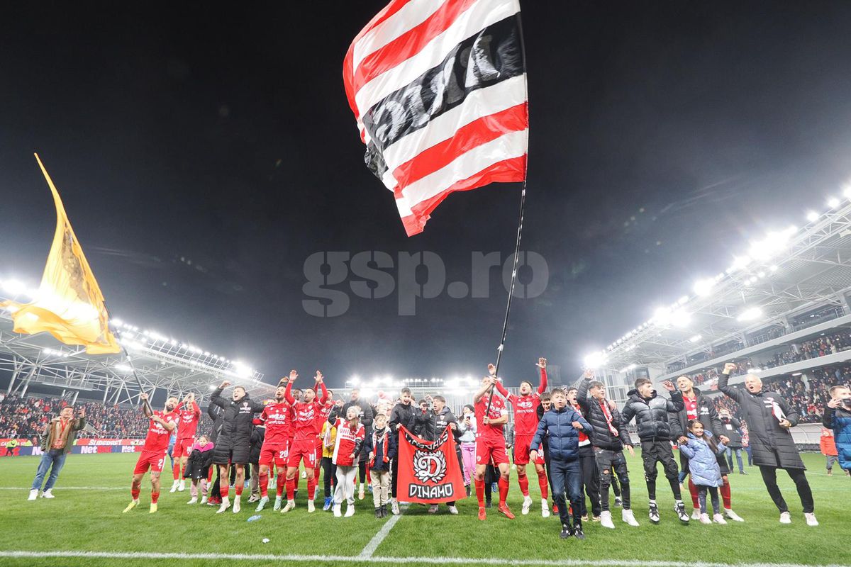 Inedit: ce s-a întâmplat pe „Arcul de Triumf” la fiecare gol al lui Dinamo cu Oțelul