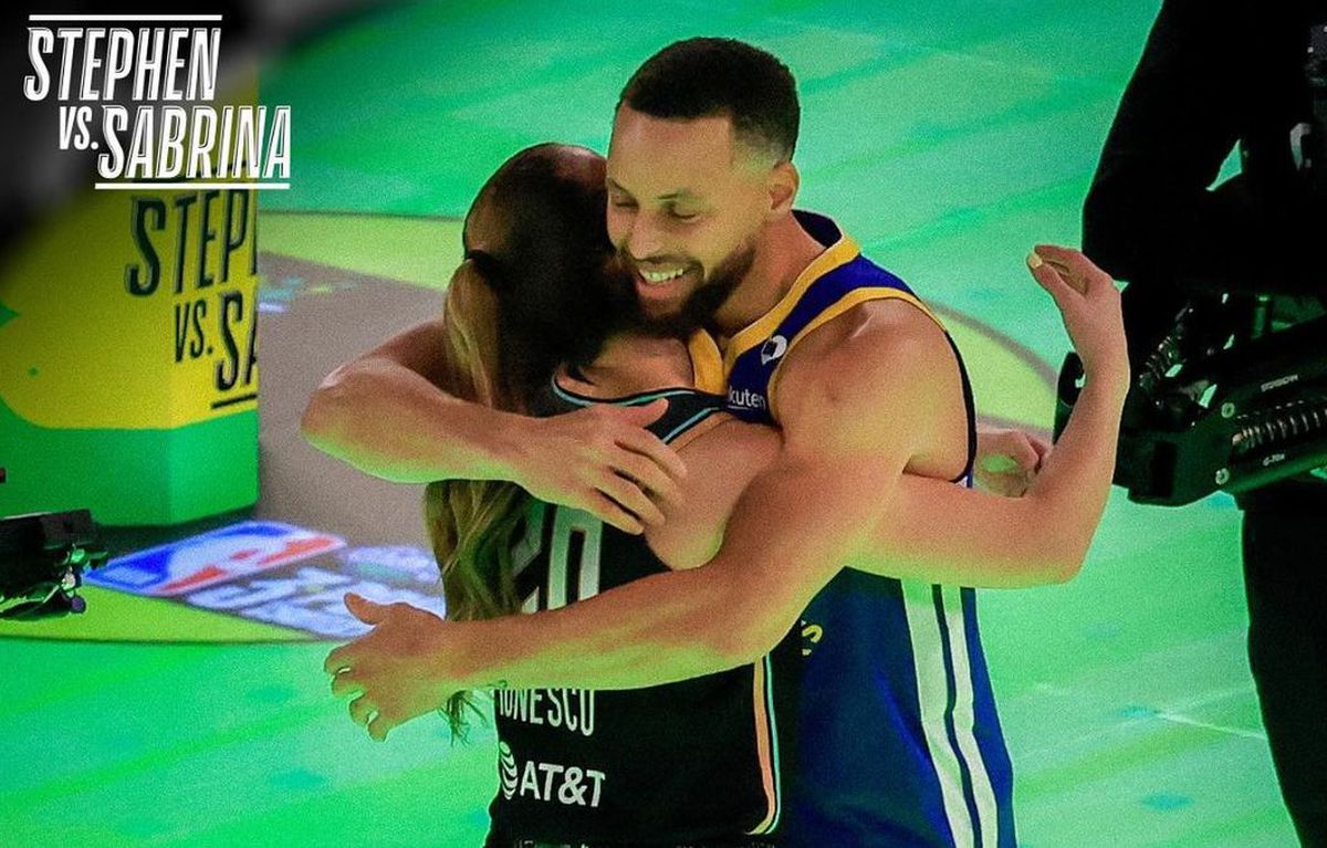 Sabrina Ionescu l-a înfruntat pe Steph Curry la All Star Game!