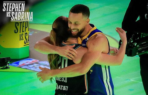 Sabrina Ionescu l-a înfruntat pe Steph Curry la All Star Game! Ce s-a întâmplat la duelul istoric