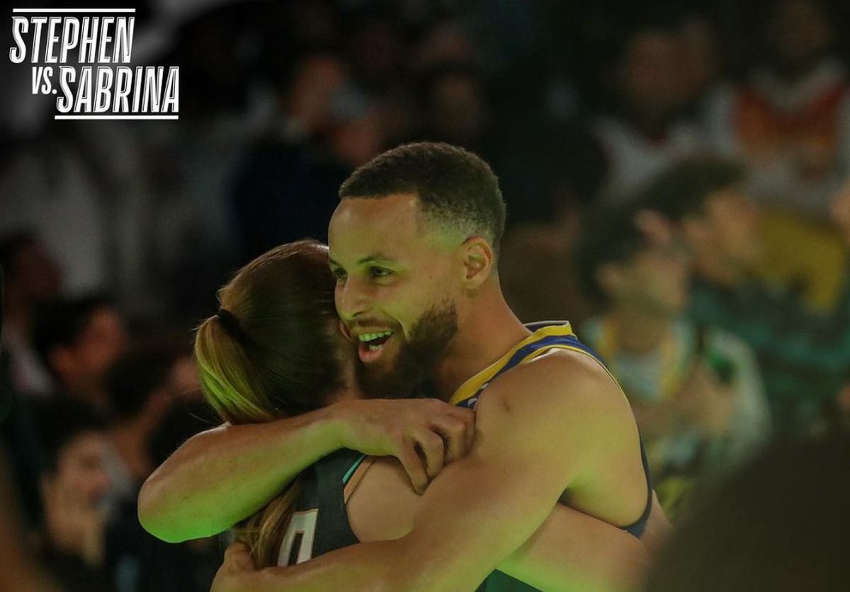 Sabrina Ionescu l-a înfruntat pe Steph Curry la All Star Game! Ce s-a întâmplat la duelul istoric