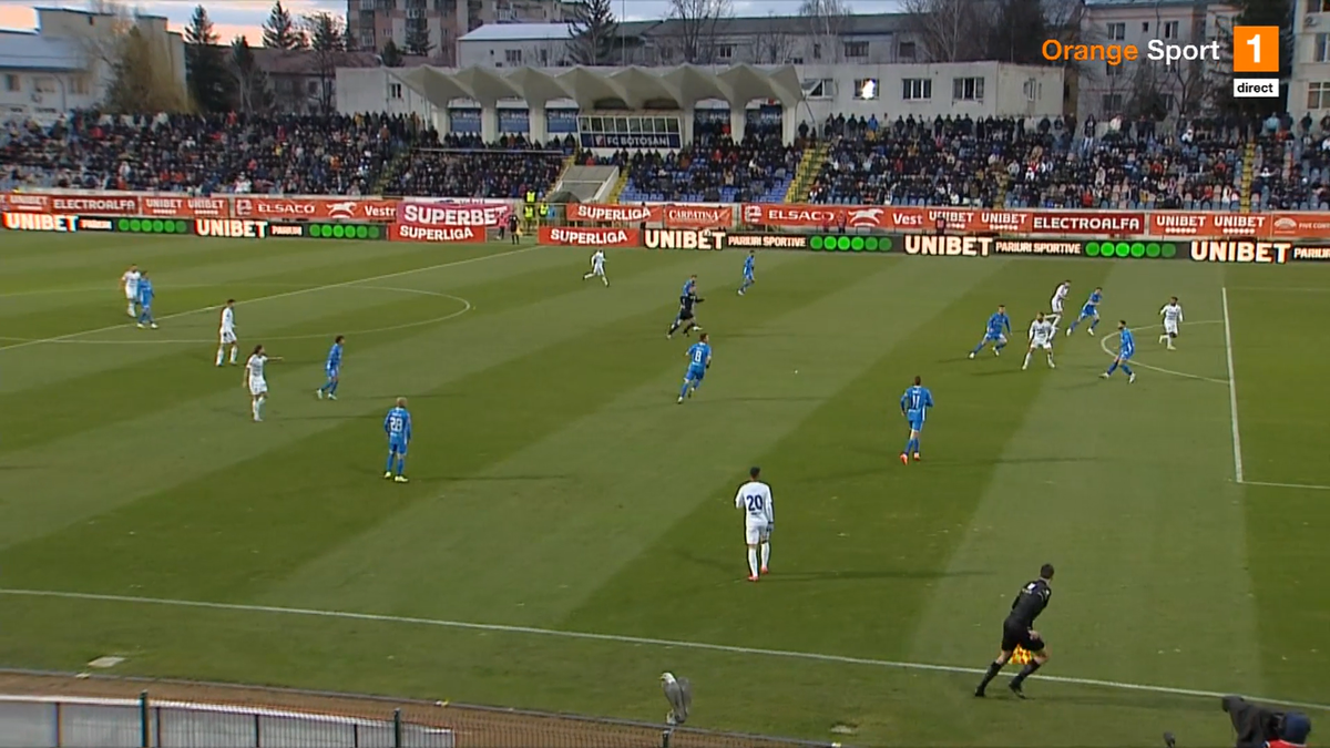 Gol controversat în Botoșani - CSU Craiova