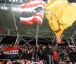 Cu steaguri uriașe pe gazon, în fața PCH » Imagini surprinse imediat după Dinamo - Oțelul