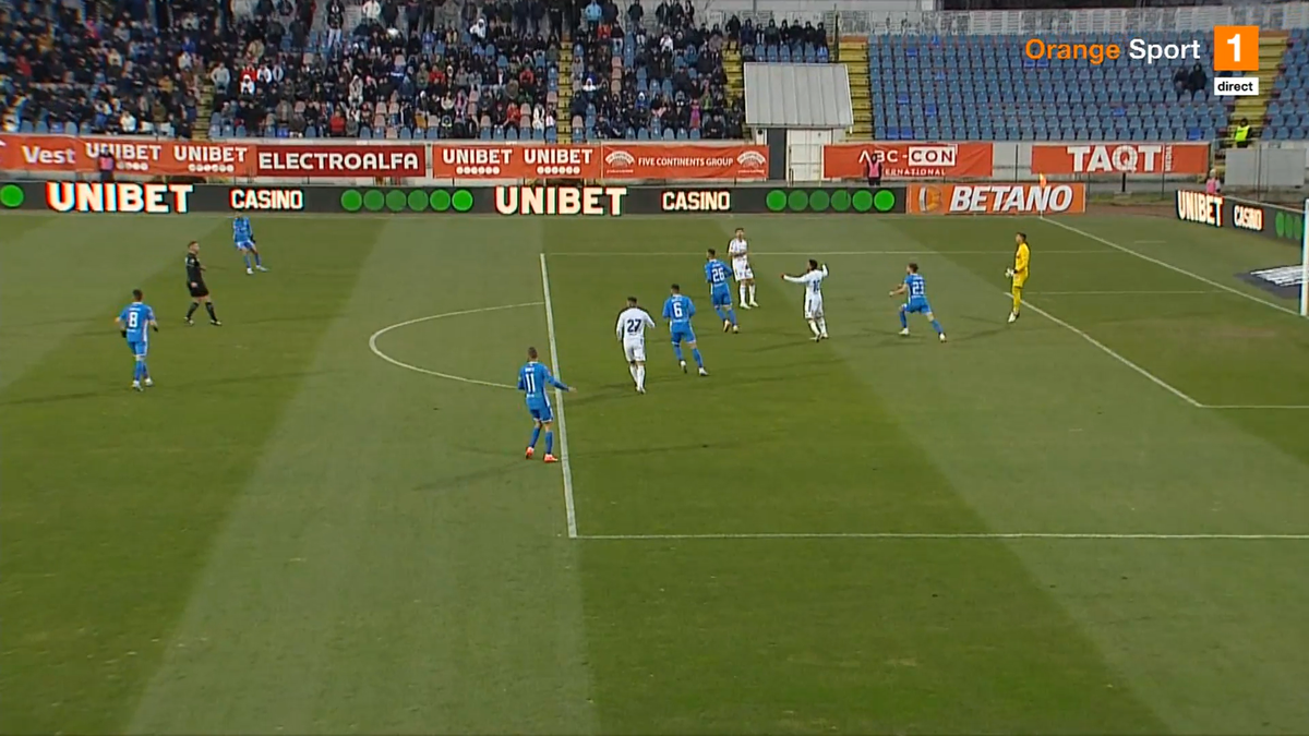 Gol controversat în Botoșani - CSU Craiova