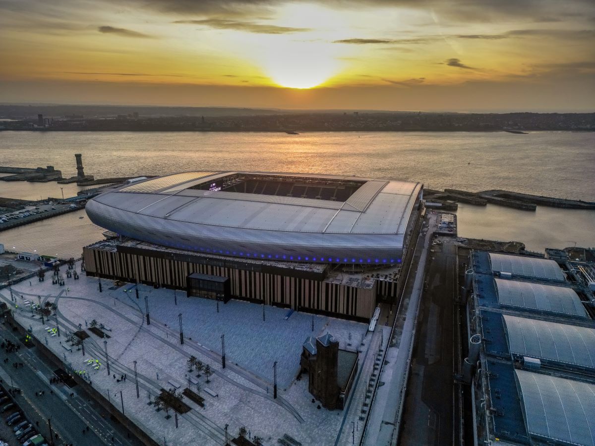 Noul stadion al echipei Everton. Foto: X